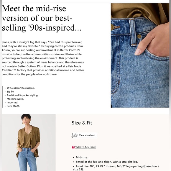 90s straight fit jeans - Picture 3 of 3